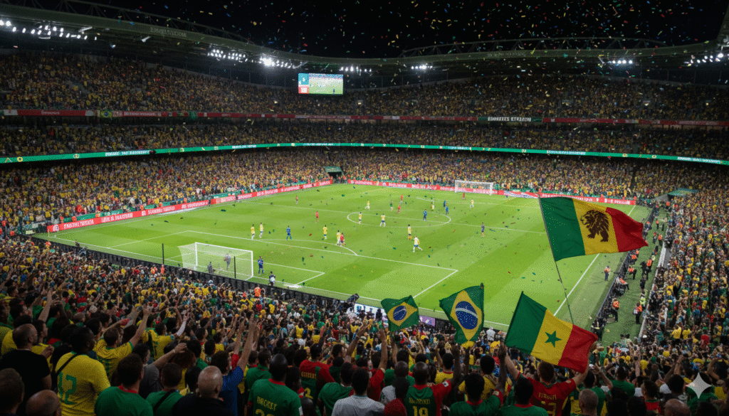 brazil national football team vs senegal national football team lineups